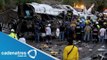 Autobús causa la muerte de 8 peregrinos al volcarse en Villa del Carbón