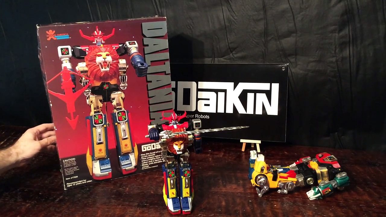 Bandai Popy Godaikin Daltanias Daltanious Golion Voltron Fight Vintage Toy Robot Review