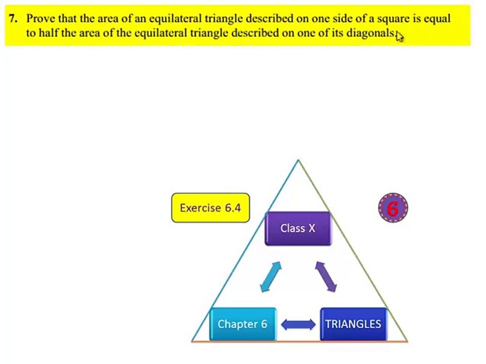 NCERT Solutions for Class 10th Maths Chapter 6 Triangles Exercise 6.4 Question 7
