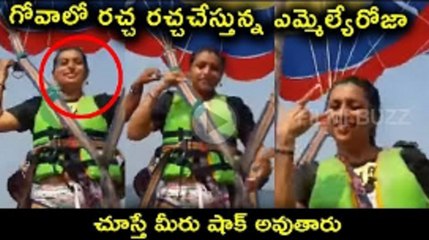 Actress Roja Enjoying in Goa