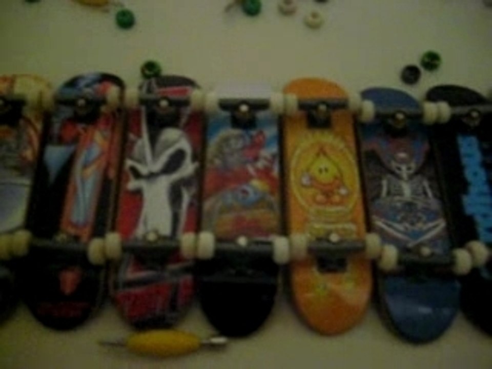 Presentation de la rampe et des tech deck