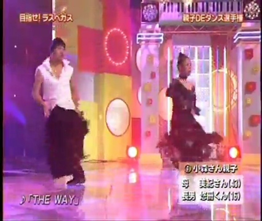 Dance"MOVE"!! Miki&Yusaku Komori Family with Jin Akanishi "UTAWARA" 親子DEダンス選手権