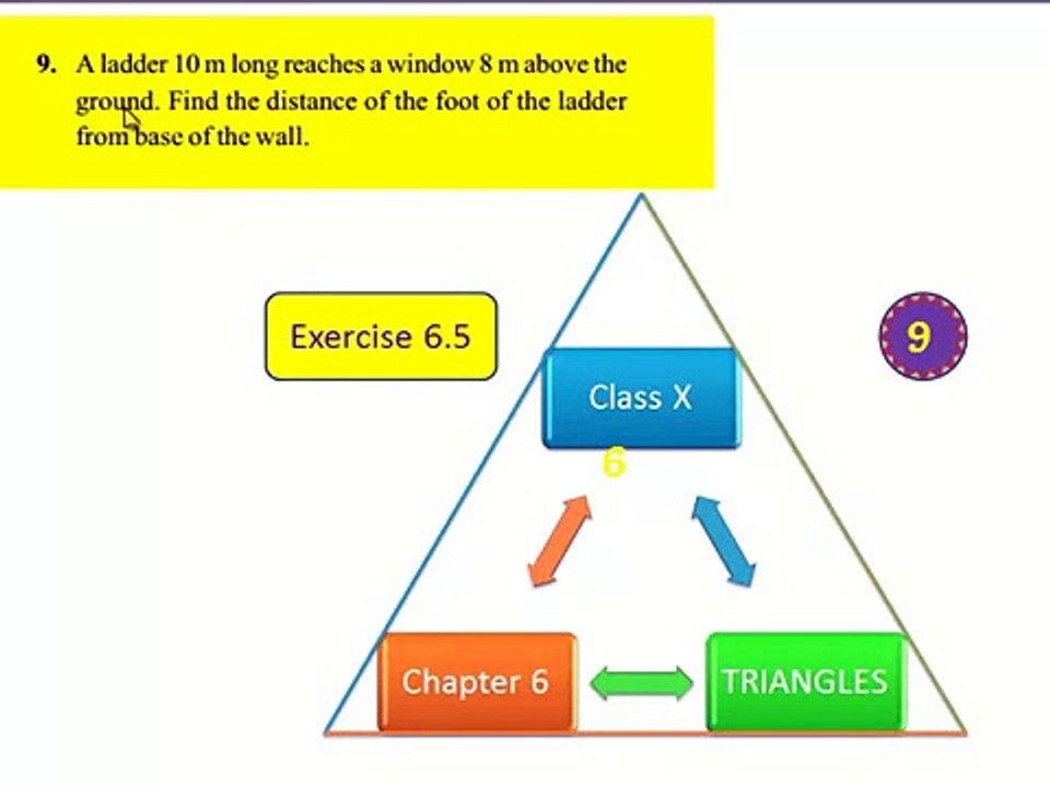 NCERT Solutions for Class 10th Maths Chapter 6 Triangles Exercise 6.5 Question 9