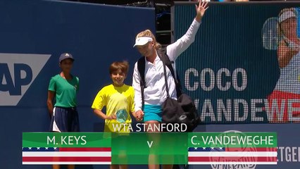 Stanford - Keys domine Vandeweghe pour le titre