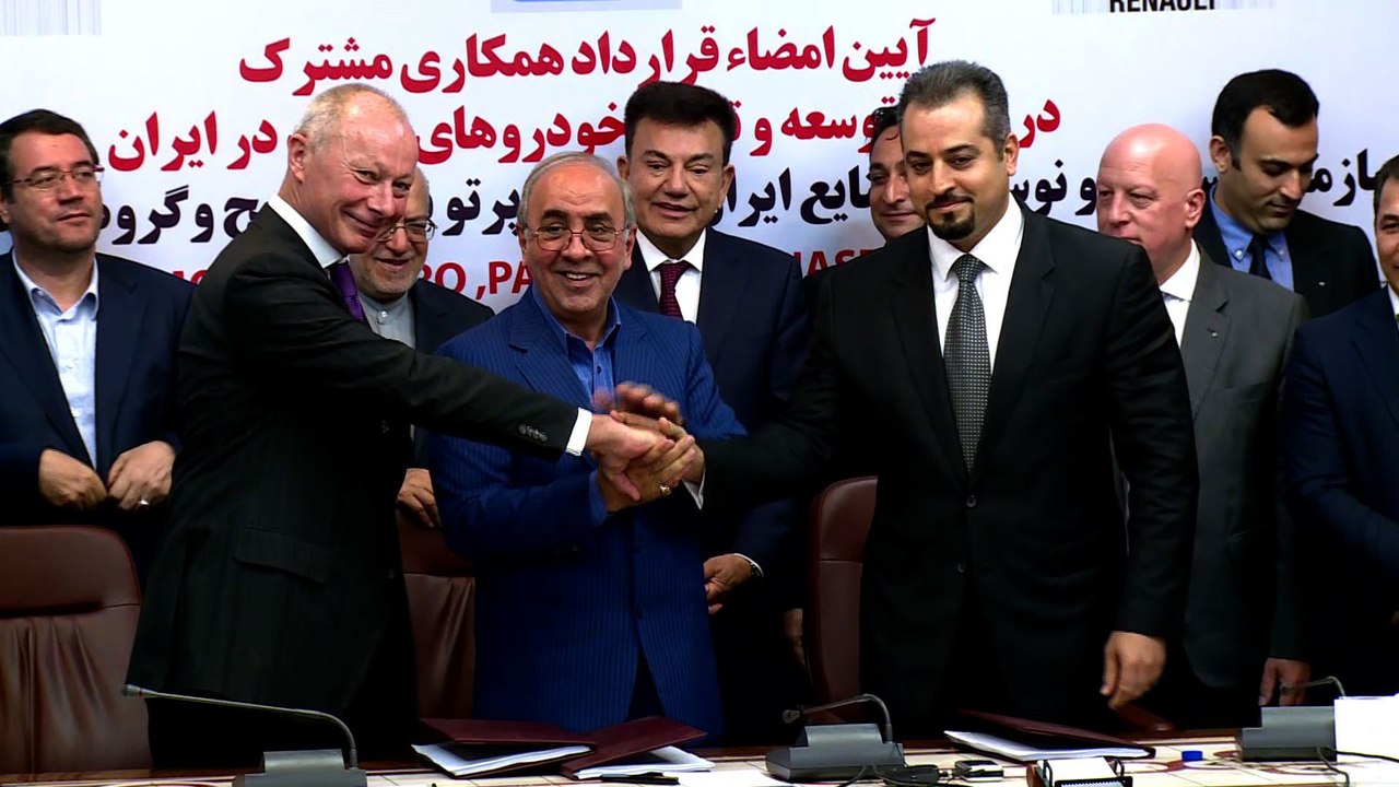 Renault signe un accord de 660 millions d'euros avec l'Iran