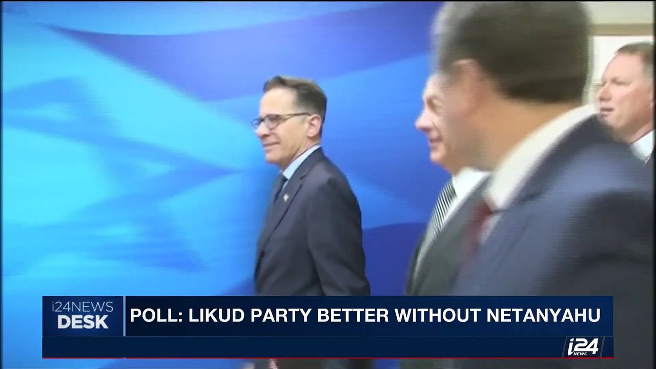 i24NEWS DESK | Poll: Likud party better without Netanyahu | Monday, August 7th 2017