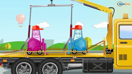 Voiture de Police Pour Enfants - Dessin animé pour les bébés - Vidéo Éducative de Voitures