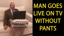Jordanian man sits on TV debate without paints, images go viral | Oneindia News