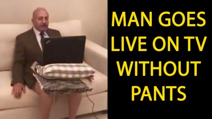 Jordanian man sits on TV debate without paints, images go viral | Oneindia News
