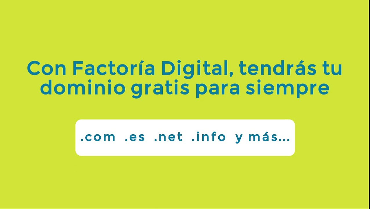 Hosting con Factoría Digital