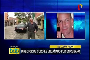 Cubano roba a director de coro que le ofreció ayuda en Perú