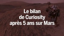 Que fait Curiosity sur Mars depuis 5 ans ?