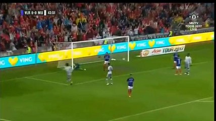 Goal  Fellaini  (0:1) Valerenga vs Manchester United