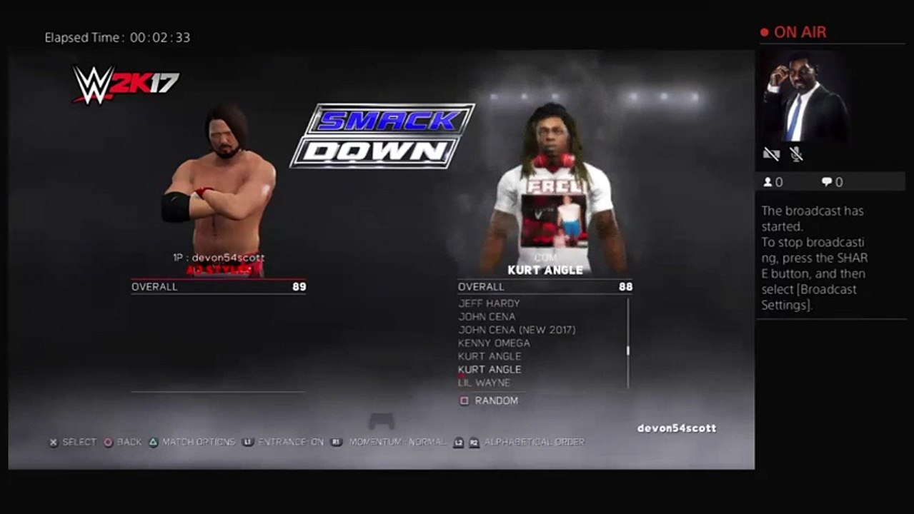 Devon Scott's Live PS4 Broadcast