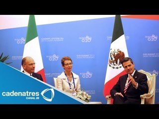 Peña Nieto adelanta expectativas de la reforma hacendaria en el G20