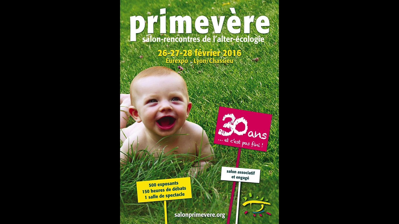 Lausato si, conférence de René Valette au salon Primevère - Lyon 2016