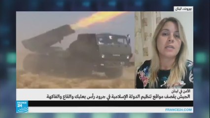 الجيش اللبناني يقصف مواقع لتنظيم الدولة الإسلامية