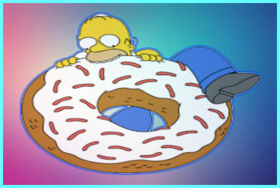 Homer Simpson Eats A Big Donut W- Glow N The Dark INK!!- JoshColoring TV