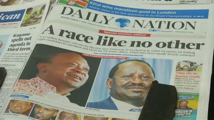 Elecciones en Kenia bajo una gran tensión