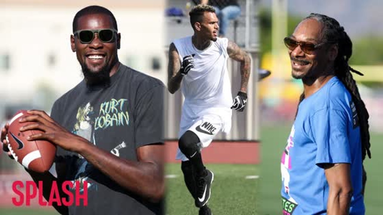 Celebrities Like Chris Brown and Snoop Dogg Take the Field for a Good Cause