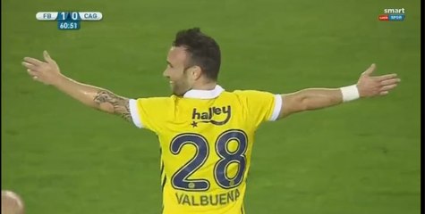 Valbuena Goal - Fenerbahce 1-0 Cagliari  07.08.2017
