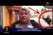 Huaral: ladrón aprovecha entrevista para robar dentro de auto