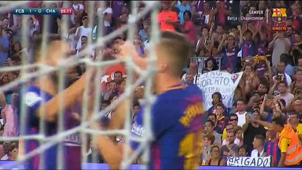 Barcelona vs Chapecoense 5-0 - All Goals & Highlights 07.08.2017