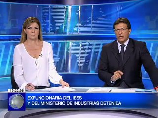 Ex Funcionaria del IESS y del Ministerio de Industria Detenida