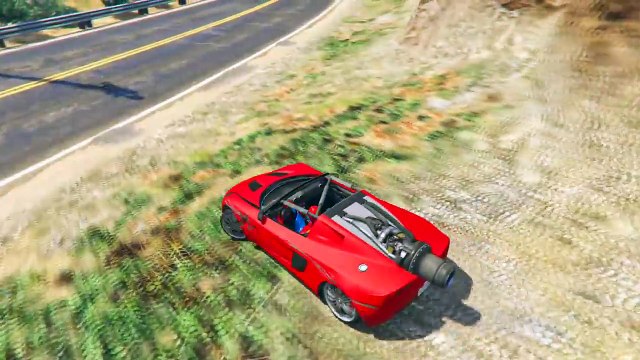 Şimşek McQueen ve Örümcek Adam Roket Arabayla Geziyor (Çizgi Film Tadında Türkçe Dublaj)