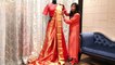 How to Wear Saree in Modern Style for Bride _ Saree Draping