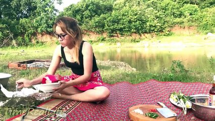 Top 5 Viral Traditional Fishing n Cooking Video 2017 Amazing Beautiful Girl Spearfishing F