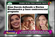 Políticos peruanos se solidarizan con Korina Rivadeneira