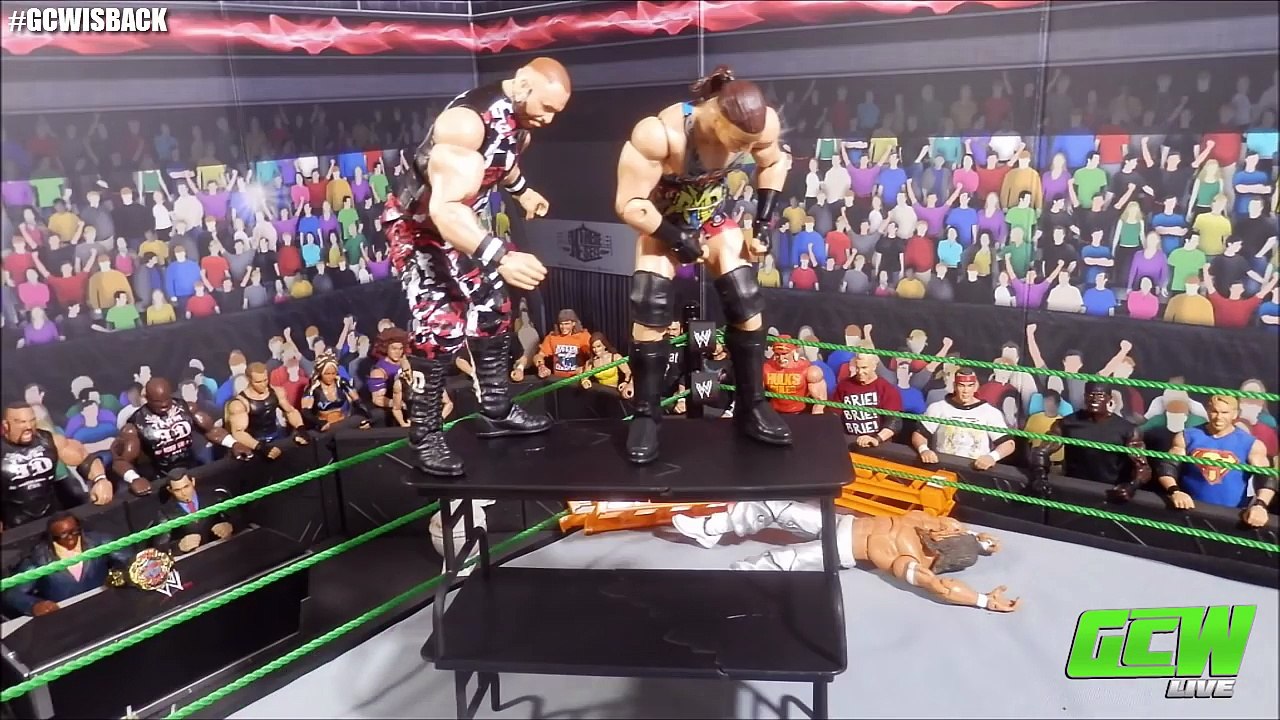 DeathMatch Tommy Dreamer vs RVD vs Sabu vs Bubbay Ray Dudley | WWE FIgures