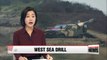 South Korean military conducts live-fire exercise near Western border with North Korea