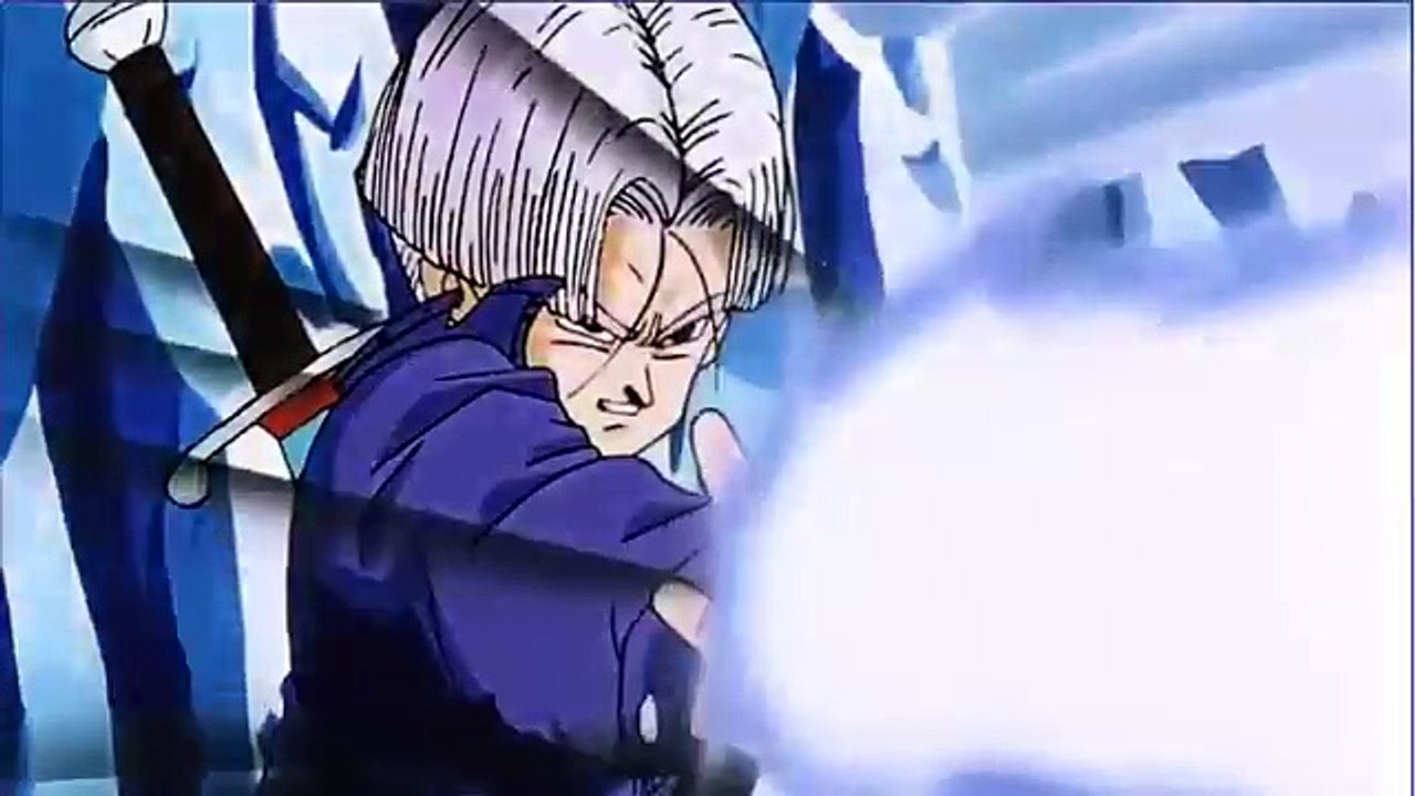 ドラゴンボールZ トランクスVS人造人間14号　しつこい攻撃を受けるトランクス