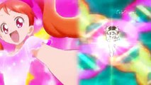 Kirakira☆Precure & Tokyo Mew Mew - Cure Whip vs Mew Ichigo Transformation!