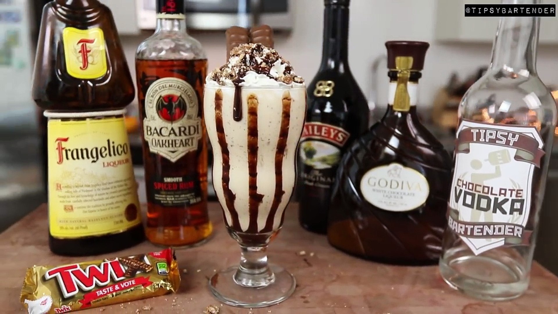 Twix Chocolate Milkshake Tipsy Bartender Video Dailymotion