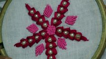 Hand Embroidery Design of Beads work