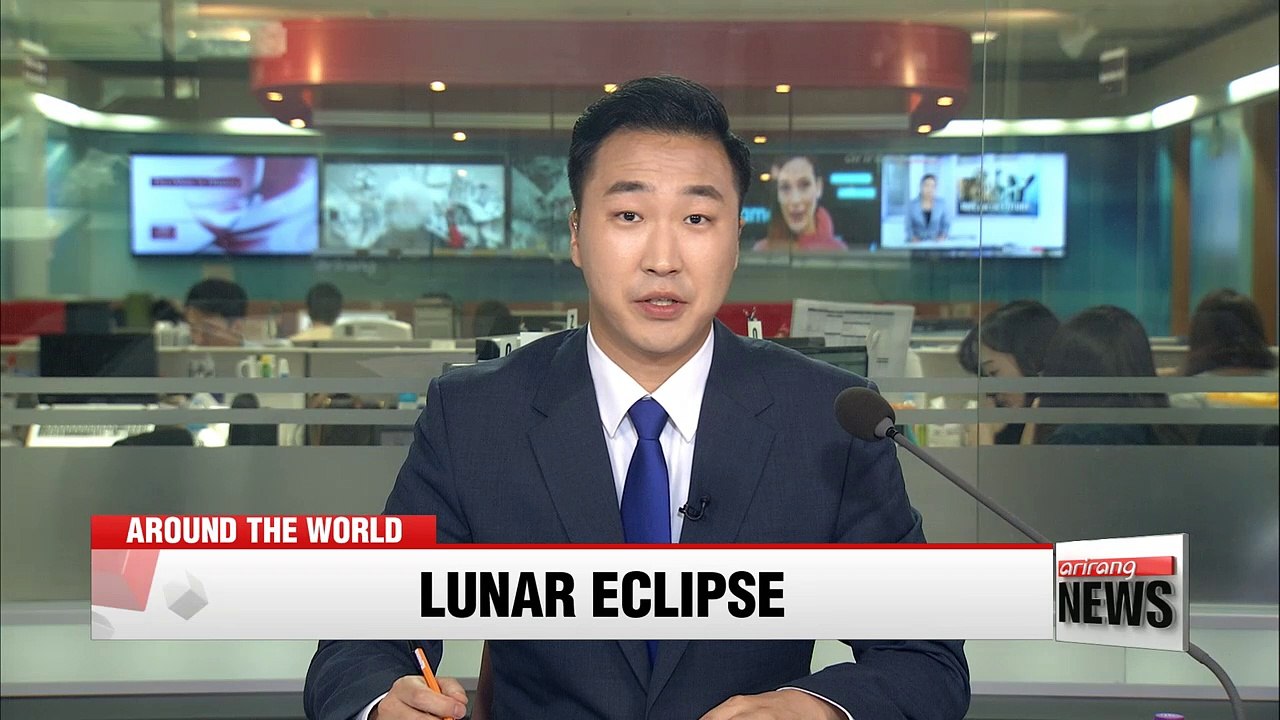 Lunar eclipse observed in Central Asia, parts o...