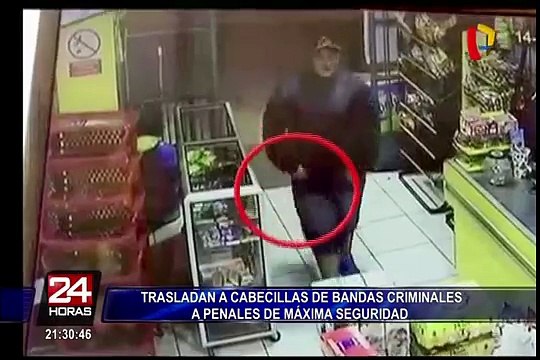 Líderes de bandas delictivas fueron trasladados a penales de máxima seguridad