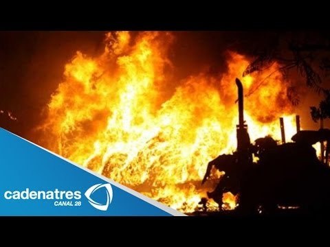 Comando armado incendia 4 gasolineras en Michoacán