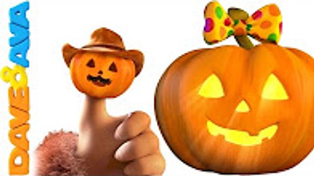 Finger Family Halloween Song | Five Little Pumpkins | Halloween Song for Kids from Dave and Ava