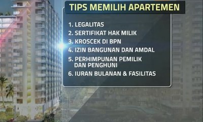 Perhatikan TIps Ini Sebelum Beli Hunian Apartemen