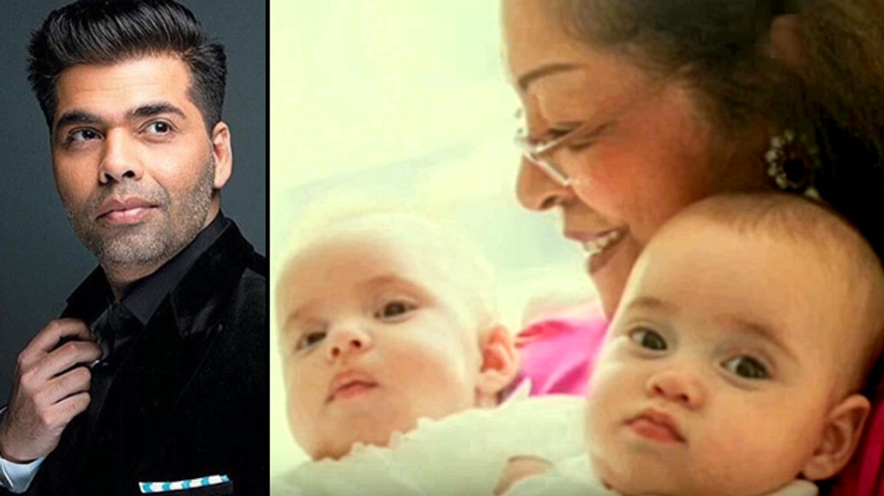 Karan Johar Tweets First Picture Of His Twins Yash & Roohi