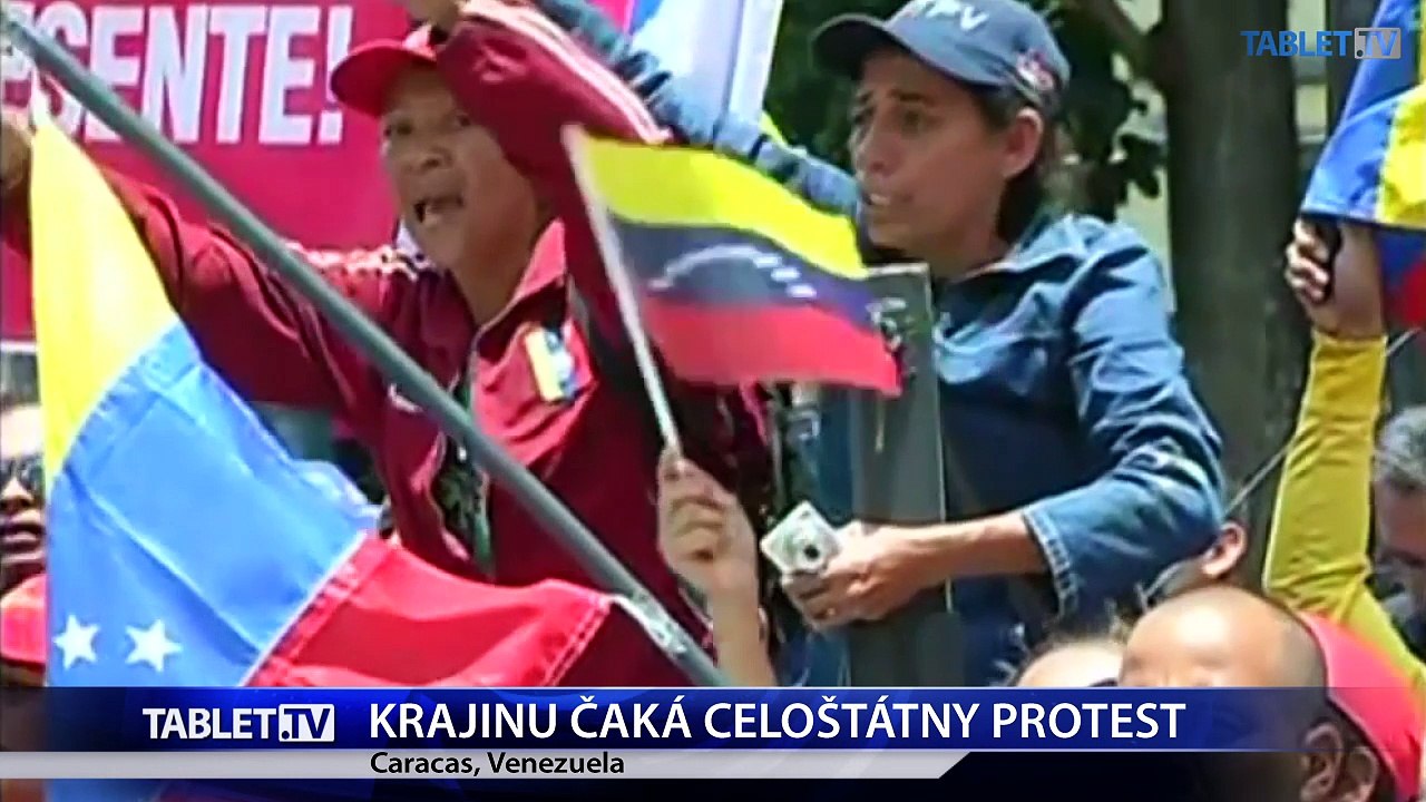 Kríza vo Venezuele: Opozícia zvoláva na celoštátny protest