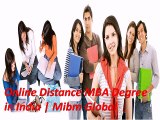 Contact {[{MIBM GLOBAL}]} Online Distance MBA Degree in India