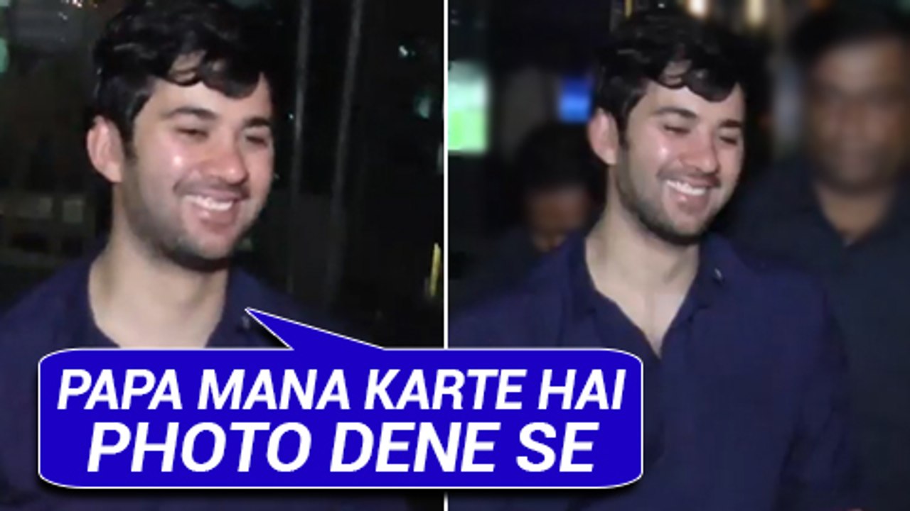 Sunny Deol Son Karan Deol FIRST Public Appearance