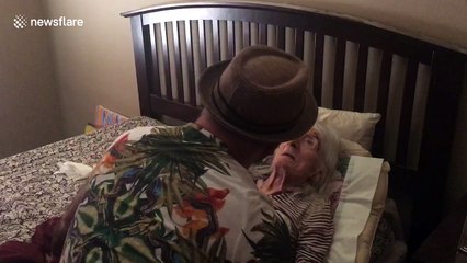 Man serenades grandma for her 98th birthday