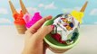 Learning Colors for Kids! Delicious looking Ice Cream Surprises! Kinder Eggs and Toys insi