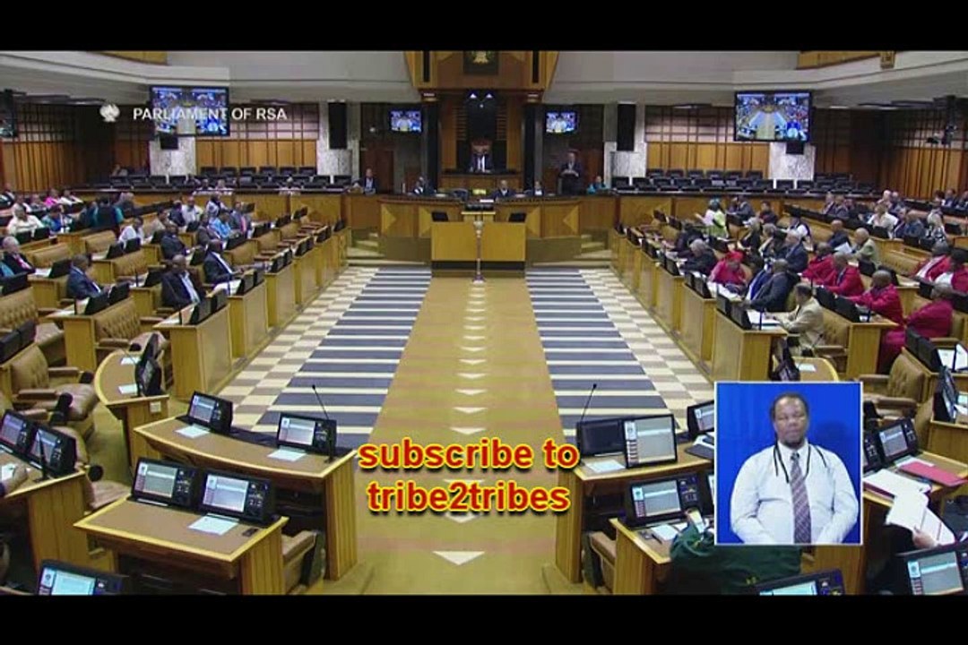 Jacob Zuma laughing at no confidence vote